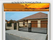 Tablet Screenshot of kovacsoltvasgaleria.hu